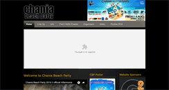 Desktop Screenshot of chaniabeachparty.com